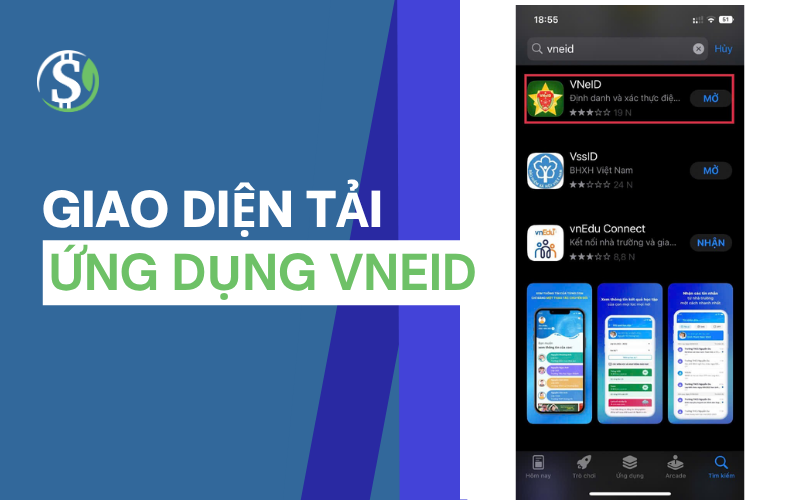 Giao diện tải ứng dụng VNeID - bảng giá chữ ký số Giao diện tải ứng dụng VNeID - bảng giá chữ ký số